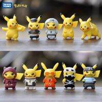 (Popular toys) 10ชิ้น/เซ็ตโปเกมอนอะนิเมะรูปของเล่นพ็อกเก็ตมอนสเตอร์การกระทำการ์ตูน Pikachu รุ่นของเล่นตุ๊กตาเด็กของขวัญวันเกิด