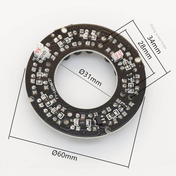 sell-well-940nm-90องศาแรงดันไฟฟ้า5v-กำลังไฟ1-22w-36-grain-ir-led-board-เส้นผ่านศูนย์กลาง60mm