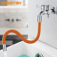 Mulut pipa ekstensi Universal aksesori adaptor tabung ekstensi Universal anti cipratan pembengkokan bebas rotasi 360 ° 1/2 inci