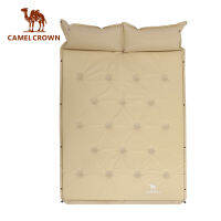 CAMELCROWN ที่นอนพองลมได้ด้วยตัวเองพร้อมหมอนพับได้แบบพกพาแผ่นรองนอนคู่