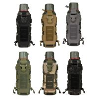 Molle กระเป๋าเป้สะพายหลังสำหรับกระเป๋าเครื่องมือ EDC กระเป๋ากระบอกน้ำทรงขวดมีเชือกผูกสำหรับเดินทางออกค่ายเดินป่ากลางแจ้งกระเป๋าที่วางขวดน้ำติดรถจักรยานออกได้อย่างรวดเร็ว