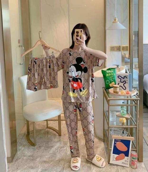 BEST SELLER 3 IN 1 KOREAN SLEEPWEAR FOR GIRLS | Lazada PH