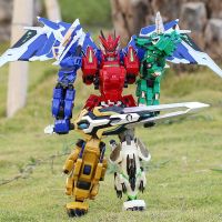 transformers robot toy readystock ✦Asli Steel Flying Dragon 2 Mainan Altman Transformers 5 Dinosaur Robot Mekanikal Beast Five-body Dragon God✦