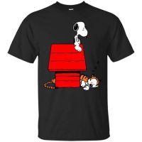 SNOOPY  and Hobbes tiger amp Hoodie T-Shirt