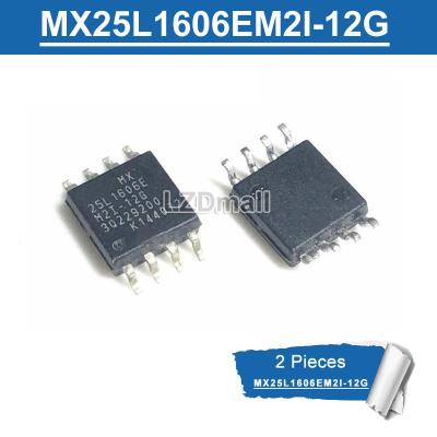 2Pcs Mx25l1606em2i-12G Sop-8 Smd 25L1606em2i-12G Mx25l1606em2i Mx25l1606e Mx25l1606 25L1606e Sop8ใหม่เดิม