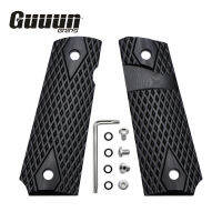 Guuun 1911 Slim Grips G10 Ambi Safety Cut Tactical Diamond Texture