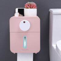 Waterproof Toilet Tissue Box Roll Paper Holders Creative Drawer Tissue Paper Shelf Sanitary Napkin Box Rack Debris Storage Case Toilet Roll Holders