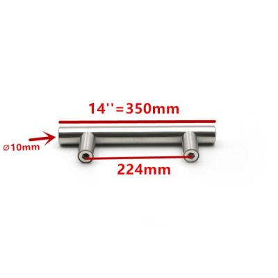 50Mm-500สเตนเลสสตีลบานตู้ครัว T บาร์ลูกบิดจับดึงลูกบิดตู้ด้ามจับเฟอร์นิเจอร์ที่จับลิ้นชักตู้