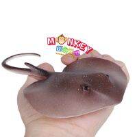 Monkey Toys - โมเดลสัตว์ Freshwater whipray กระเบน ราหูน้ำจืด ขนาด 18.50 CM (จากหาดใหญ่)