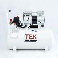 TEK ปั๊มลมออยล์ฟรี Air  Oil Free Compressor  50ลิตร รุ่น OF-600-50L  ปั๊มลมเร็ว แรง เสียงเงียบกริบ มีล้อเคลื่อนย้านสะดวก