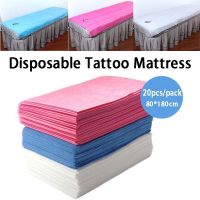 20pcs Disposable Tattoo Mattress Eyelash Extension Bed Cover Elastic Waterproof Beauty Sheets Professional Tattoo Supplies