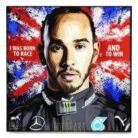 Lewis Hamilton ลูอิส แฮมิลตัน นักแข่งรถ​ Racing​ ฟอร์มูลาวัน รูปภาพ​ติด​ผนัง​ pop art พร้อมกรอบแลที่แขวน​ แข่งรถ กรอบรูป​​ ของขวัญ​​ แต่งบ้าน