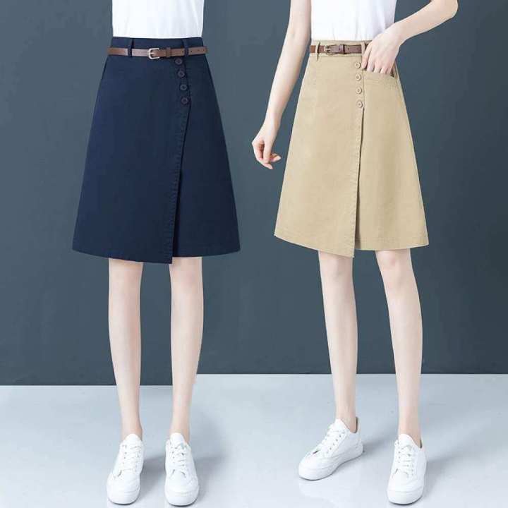 ผ้าฝ้ายผู้หญิงเข็มขัดกางเกงขาสั้นเกาหลีฤดูร้อนหลวมพอดีผู้หญิงเสื้อกั๊กบวกขนาดสีทึบกางเกงขาสั้น-5-ส่วน