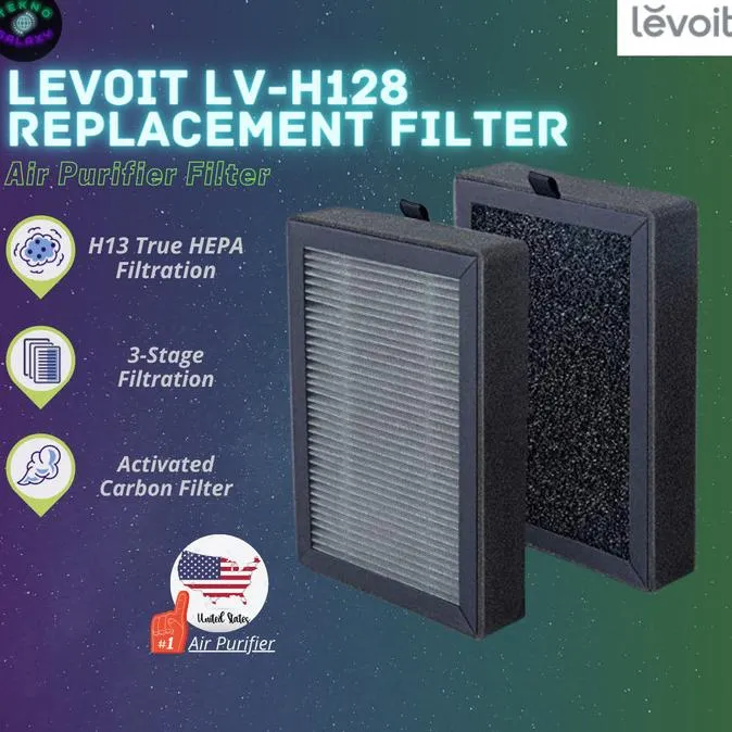 Levoit Desktop True HEPA 3 Stage Air Purifier Replacement Filter