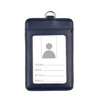 Bank ID Card Card Holder Card Badge Holder Women Men Student PU Leather School Supplies