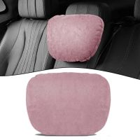 1PC Car Headrest Neck Pillow Suede Fabric Ultra Soft Traveling Neck Support Cushion Car Seat Pillow Rest Headrest