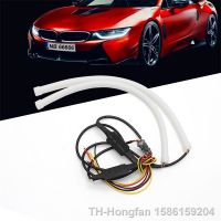 【LZ】☜☃  2Pcs Flexible Silicone LED Strip Light 30CM 45CM 60CM Car DRL Daytime Running Light DC12V Universal Angel Eyes Turn Signal Lamp