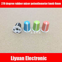 28Pcs 270องศายางผสม Potentiometer CD EQ Equalizer Knob Cap 6Mm Knob Cap Disc Player Dimming Table