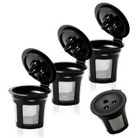 4 Pack K Cup Reusable Pods For Ninja Dual Brew Coffee Maker Reusable K Pod Permanent K Cups Filters Coffee Accessories