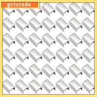 GOTORADE 200pcs เงินสีเงิน ที่หนีบโลหะ โลหะสำหรับตกแต่ง 11x6mm ปลายจีบรัด แคลมป์รัด ปรับได้ปรับได้ ที่หนีบปรับได้ ทำเครื่องประดับ DIY