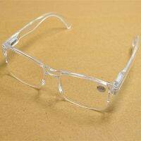 Spring Leg Strachable New Fashion Plexi Glass Transparent Reading Glasses 1 1.5 2 2.5 3 3.5 4