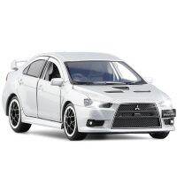 1:32 Mitsubishis โมเดลรถโลหะผสม X10แลนเซอร์อีโวลูชั่นของเล่นโลหะหล่อจากโลหะสำหรับของขวัญสำหรับเด็ก