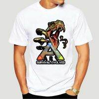 Men S Fashion Ark Survival วิวัฒนาการ O-Neck Custom Tshirts Classic Cotton Tee Tops