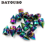 DATOUBO 16pcs aluminum multi Color Neon Color spike Car Tire Valve Stems cap,truck tyre