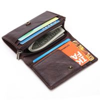 Credit Card Leather Bifold Wallet Organizer Holder Pouch Mini Coin Purse Cash Pocket