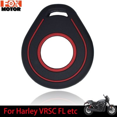 dvvbgfrdt Key Shell Case Cover Fob Silicone For Harley Davidson Softail Touring Sportster Trike Freewheelers Street Skin Protector