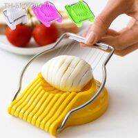 ∋ Egg Slicer Cutter Mushroom Tomato Kitchen New Stainless Steel Boiled Chopper handle wire boiled egg slicer kitchen tool