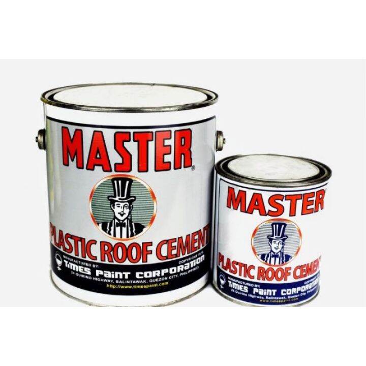 MASTER PLASTIC ROOF CEMENT 1LITER1GALLON ASPHALTO Lazada PH