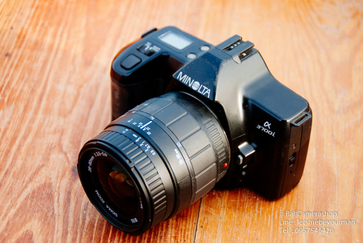 ขายกล้องฟิล์ม-minolta-a303si-serial-12113664-พร้อมเลนส์-sigma-28-80mm