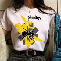 Prodigy เสื้อยืดผู้หญิงแนวสตรีทเสื้อยืดกราฟฟิคมังงะเสื้อผ้ากราฟิกยุค2000S ญี่ปุ่น