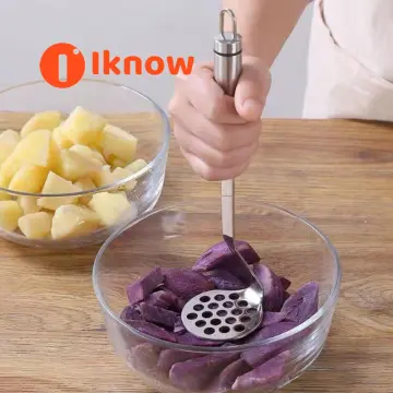 Manual Potato Masher Hand Press Potato Ricer Purple Potato Puree Maker Baby  Food Banana Garlic Smasher Portable Kitchen Tool - AliExpress