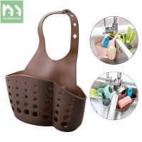 Homenhome Sink Drain Basket Hanging Storage Rack Sponge Brush Holder