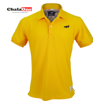 เสื้อโปโลชาย ChalaOne ผ้า Premium Cotton นุ่มกว่าใส่สบายกว่า สีเหลือง เสื้อยืดผู้ชาย