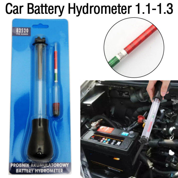 Car Battery Hydrometer 1.11.3 Acid Electrolyte Flooded Suction Colored