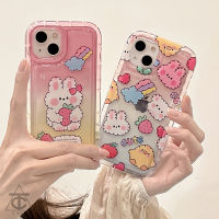 iPhone 14 Pro Max เคส iPhone หนา TPU Soft Case เคสใสถุงลมนิรภัยกันกระแทกการ์ตูนน่ารักสำหรับ iPhone 13 Pro Max 12 Pro Max 11 Pro Max 7plus 6splus 8plus XR X XS Max SE 2020 6 Plus