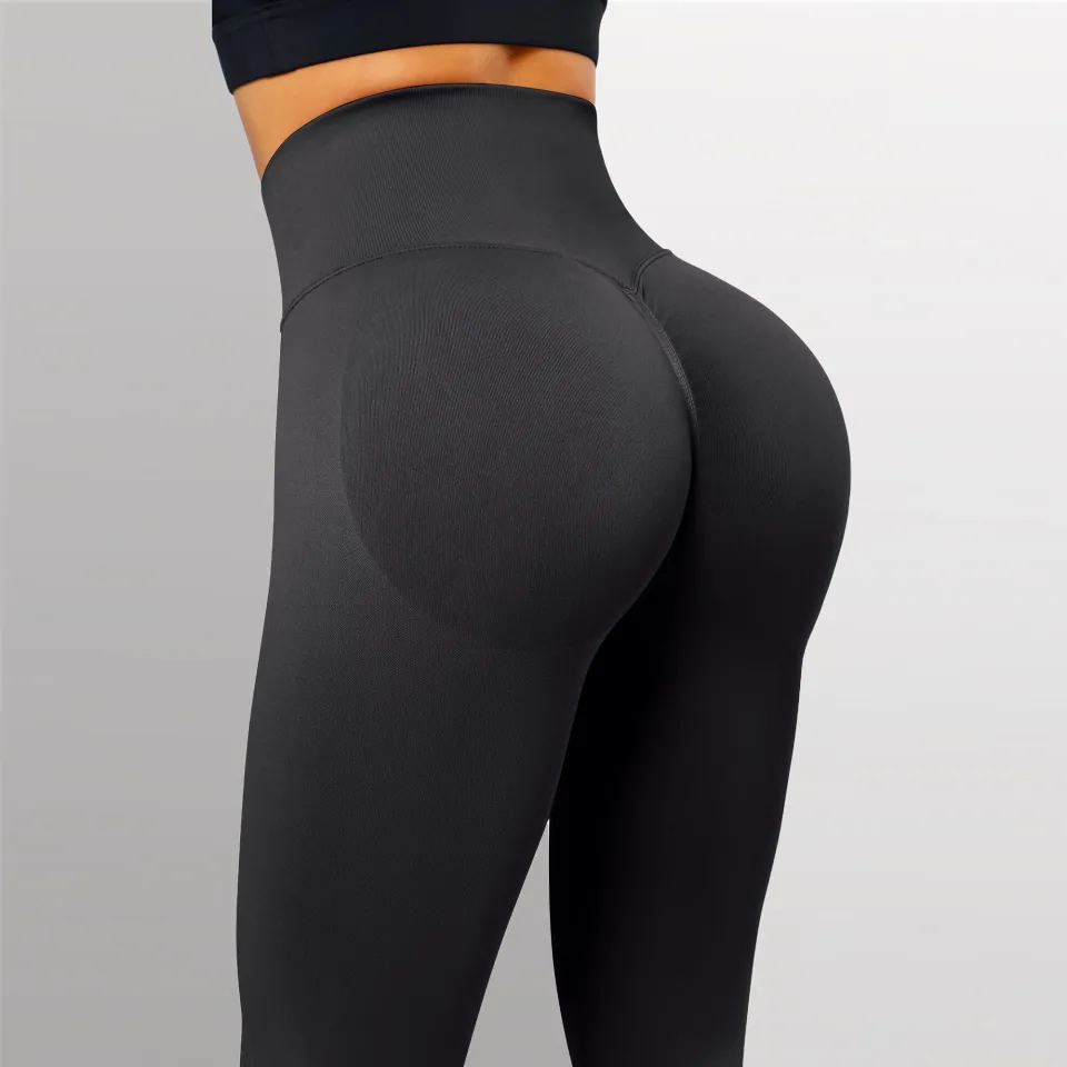 Vansydical Yoga Leggings Women 2 in 1Running Jogging Tights Femme Stretchy  Sports Fitness Pants with Lining