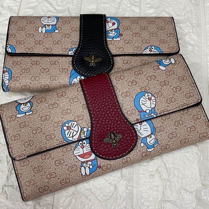 HP55 DORAEMON STYLE 3FOLDS FASHION DI COINSPURSE LONG WALLET MOBILE
