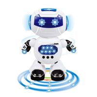 Toys for Children Dance and Music Robot Action Childrens Electric Toys Hyun Dance Robot Rotating Light Music