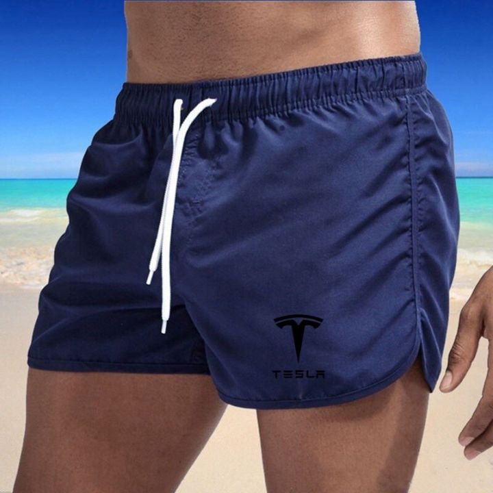 2023-new-tesla-mens-short-swimwear-beach-sexy-swimwear-surfboard-casual-shorts