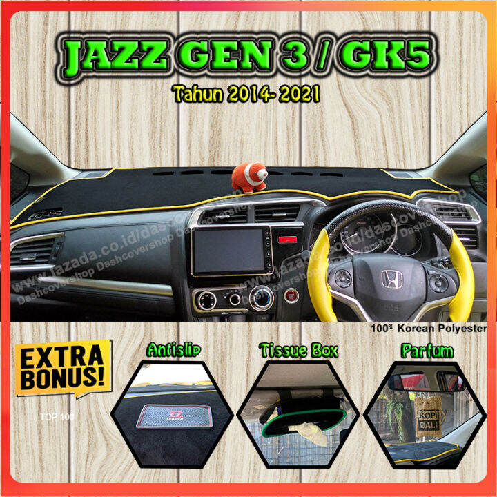 Cover Dashboard Mobil JAZZ GK 5 Pelindung Alas Dashboard Aksesoris
