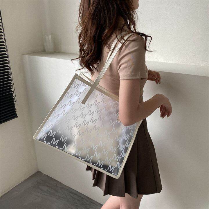 large-capacity-transparent-bag-womens-2023-summer-new-trendy-all-match-foreign-style-fashion-shoulder-bag-tote-bag-jelly-bag