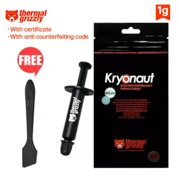 Thermal Grizzly Kryonaut Ultra High Performance Thermal Grease for Cooling  All Processors, Graphics Cards and Heat Sinks in Computers and Consoles