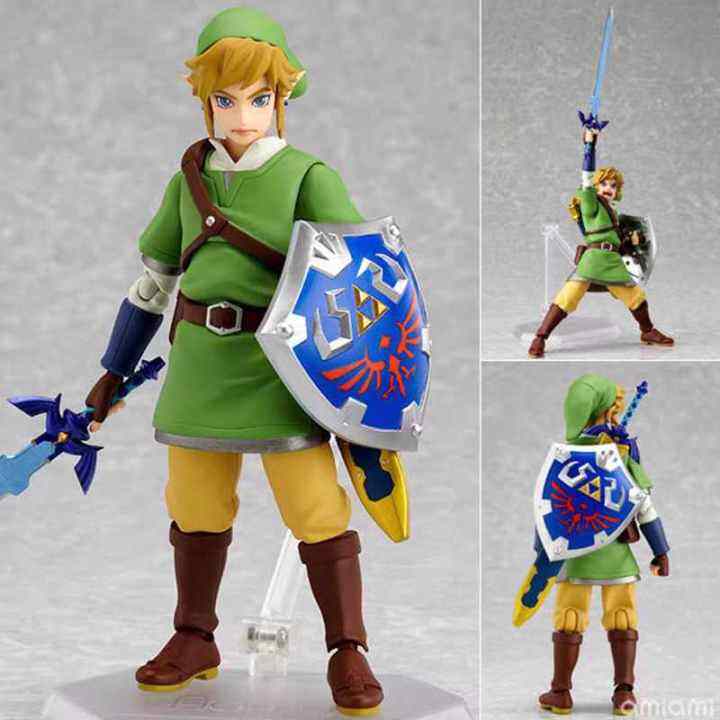 14ซม-legend-of-zelda-skyward-link-action-figure-figma-153เปลี่ยนอุปกรณ์เสริม-pvc-รุ่น-chidren-วันเกิดของขวัญ