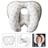 ZZOOI Baby Pillow Protective Travel Car Seat Head Neck Support Pillows Adjustable Children U-Shape Headrest Toddler Cushion 0-3 Years