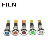 FILN FL1M-12FJ-1 mini metal red yellow green 6v 48v 110v 220v 12v pilot lamp with pins