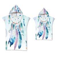 {Xiaoli clothing} Dream Catcher Boho สไตล์ไมโครไฟเบอร์ผ้าเช็ดตัวชายหาดแห้งเร็วทรายฟรีสระว่ายน้ำ Poncho ผ้าเช็ดตัวพร้อมเสื้อคลุมเสื้อคลุมอาบน้ำ